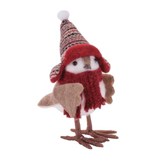 Melrose 6" Bird with Hat & Scarf Shelf Sitter Set